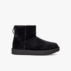 Ugg Classic Mini Velvet Women Boots Black (0936NKDZC)